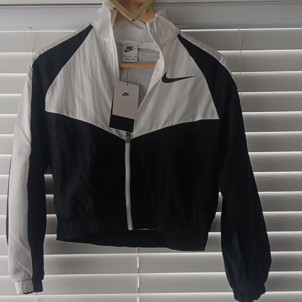Nike Kids Black and White Jacket